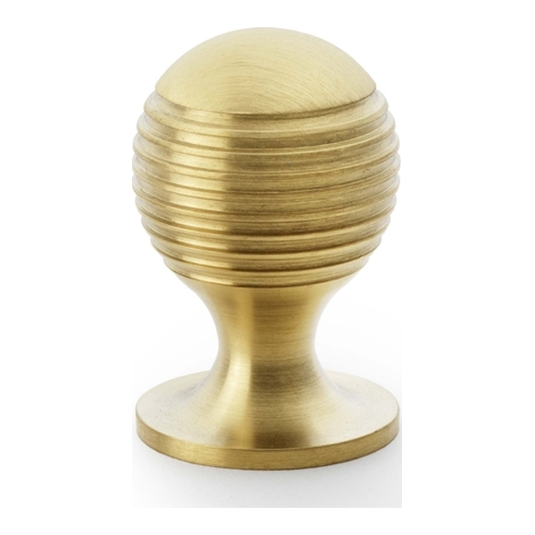 AW832-25-SBPVD • 25mm • Satin Brass • Alexander & Wilks Caesar Cupboard Knob on Round Rose